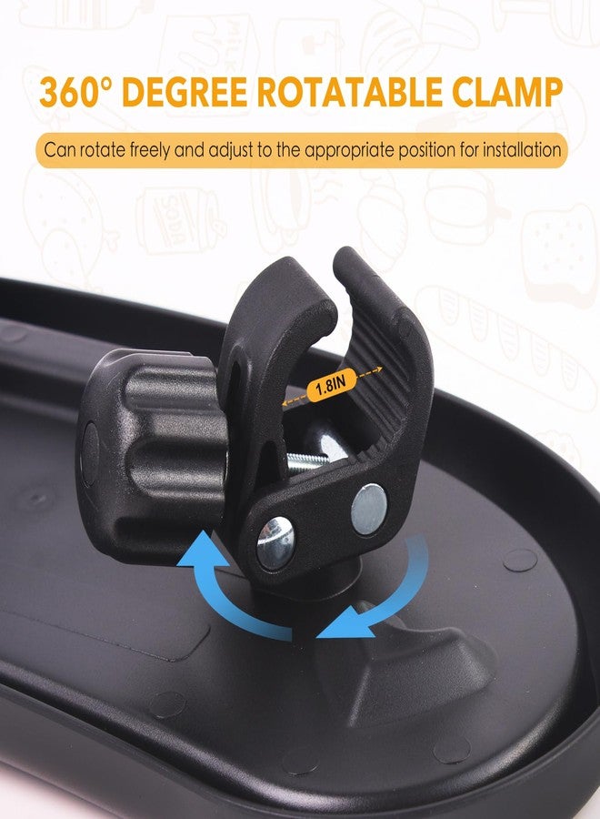 KEUYE Snack Tray Compatible with Nuna,Snack Tray for Stroller Compatible with Nuna,3 in 1 Snack Tray Attachment Compatible with Nuna with Phone Holder and Cup Holder - Image 5